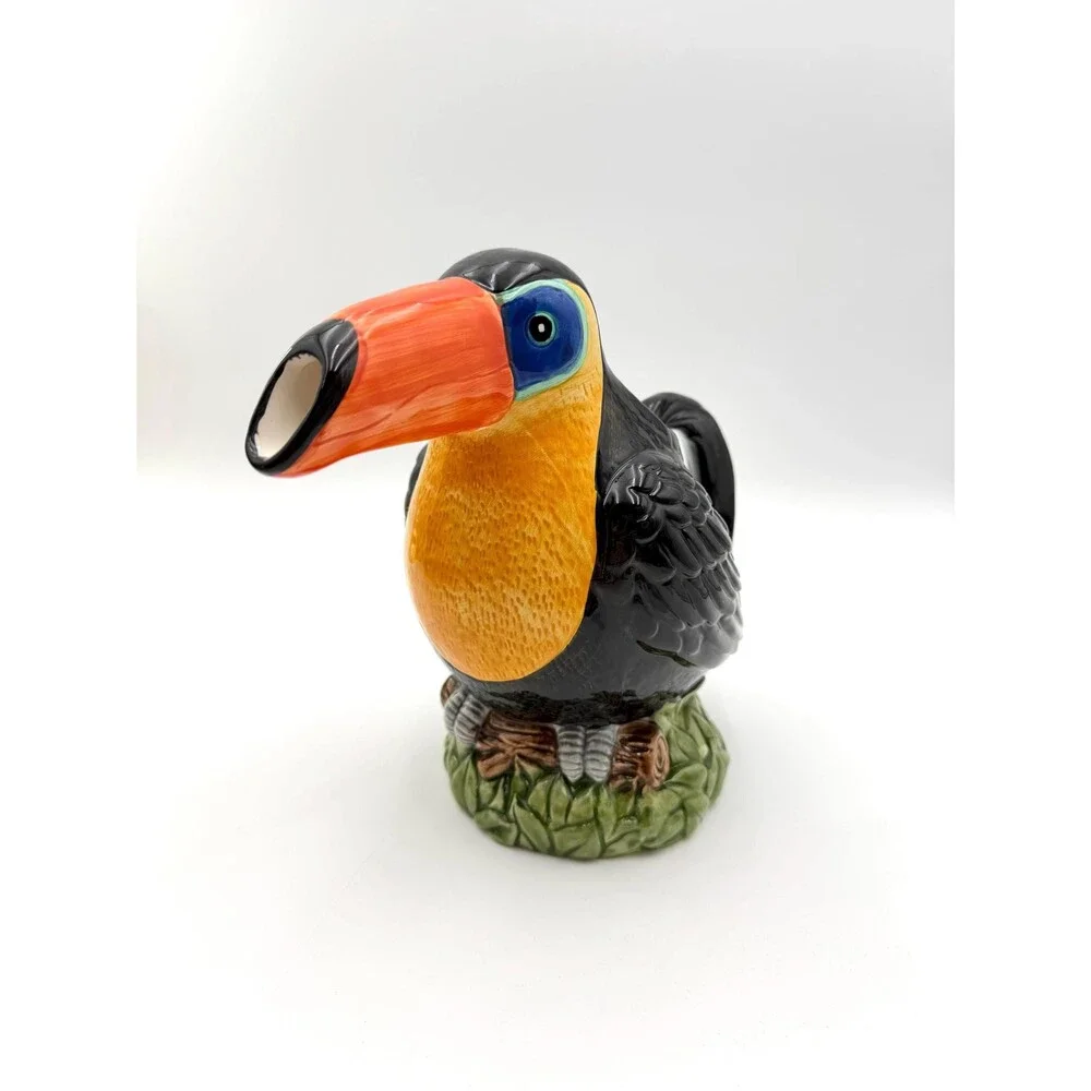 Lord & Taylor Figural Toucan Pitcher Vintage 9 Inch